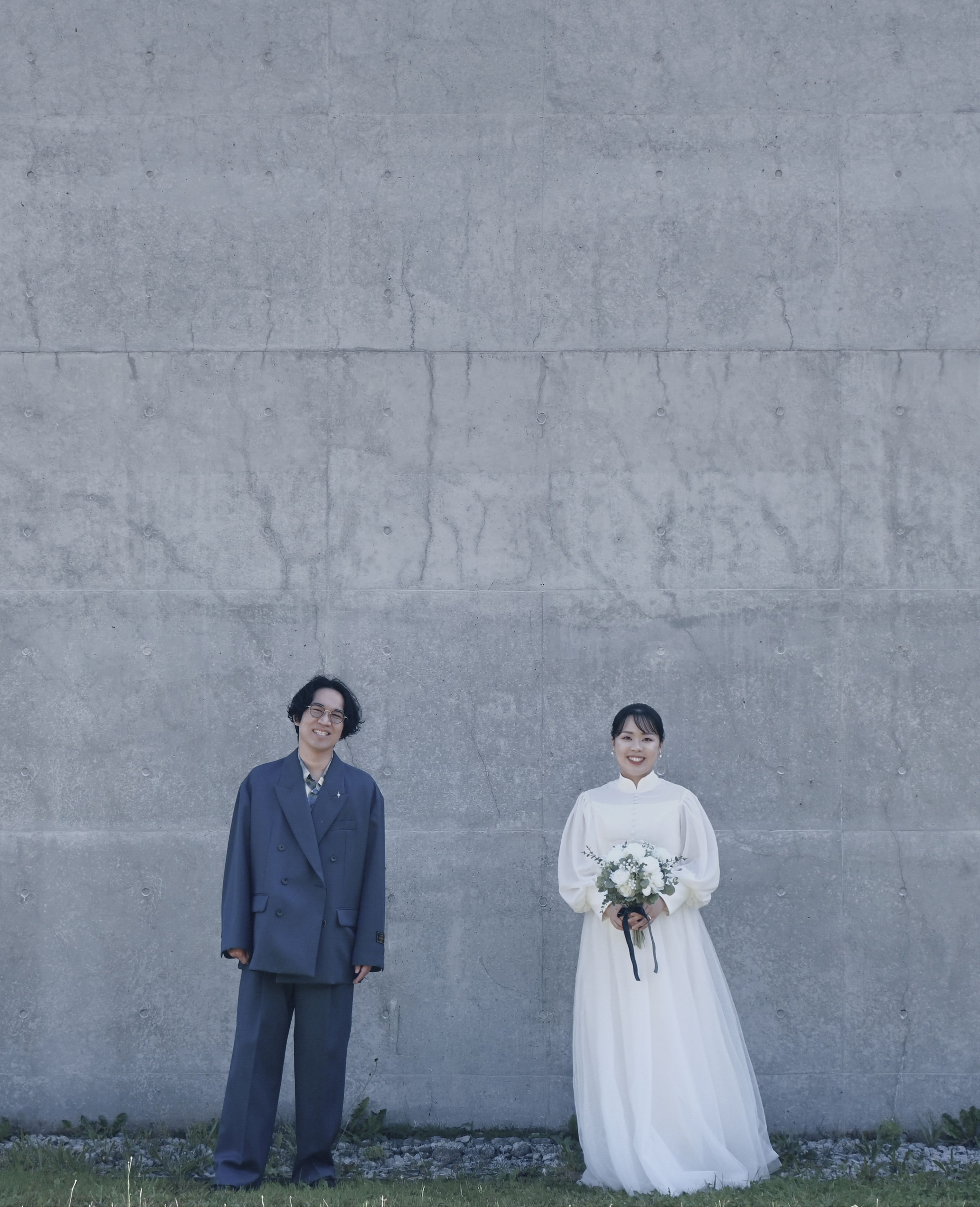 新郎新婦のポートレート